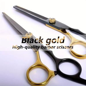 Kit de ciseaux de coiffure professionnels pour hommes et femmes avec fonctions d'éclaircissement, de mélange et de coupe – Ensemble complet pour salon - Product Image 4