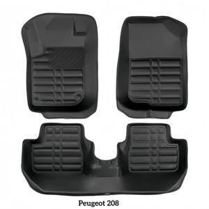 Tapis de sol complets 5D luxueux <span class=keywords><strong>Peugeot</strong></span> 508 (2018-2023) Surface en cuir Base en EVA souple Design européen Antidérapant Imperméable - Product Image 2
