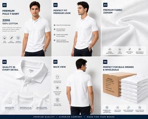 Primora Global 100% Cotton Woven Men's Casual Breathable <b>Shirt</b> 220 GSM Heavyweight | ODM Custom Logo <b>Half</b> Sleeve <b>Button</b> Front - Product Image 5