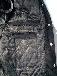 In Best Quality Durable Custom Design Unisex Varsity Jacket Cartoon Patchwork 100% Wool Hooded Streetwear Style - Product Image 6