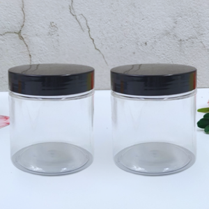 Wholesale Capacity PET Screw Top Lids Cylinder Shape Canned Food Storage Plastic <b>Jars</b> <b>Large</b> with Different Lids - Product Image 4