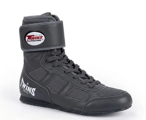 Premium Boxing Footwear Twin Breathable <b>Lace</b>-Up Triple Mesh Synthetic Leather Wear-Resistant Grip Sole Lightweight Ready to Ship - Product Image 1