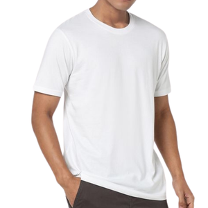 เสื้อยืดคอตตอน 100% แบบกำหนดเอง เสื้อยืดสำหรับทำงาน ออกแบบลายพิมพ์เอง เสื้อยืดคอกลมทรงโอเวอร์ไซส์สำหรับผู้ชาย พิมพ์ลายตามสั่ง โลโก้ตามสั่ง OEM - Product Image 6