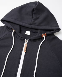 Combinaison décontractée deux pièces pour homme à manches longues avec fermeture éclair intégrale, imperméable, coupe-vent, respirante et séchage rapide BD - Product Image 4