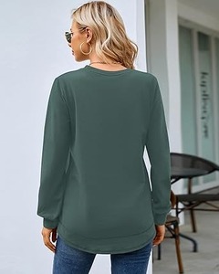 Sweat-shirt pour femme en tricot imprimé avec strass, 100% coton respirant, design streetwear élégant - Product Image 5