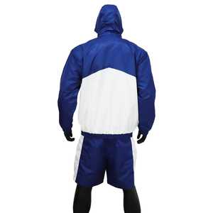 Custom Premium Eco-Friendly Heavyweight Polyester/Nylon Unisex Sports Hoodie Elastic Waist Heat-Transfer Printed Custom Logo - Product Image 6