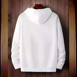 Customizable 100% Organic Cotton <b>Hoodie</b> Breathable Waterproof Anti-Wrinkle Embroidered Logo Front Knitted Weaving for Winter - Product Image 2