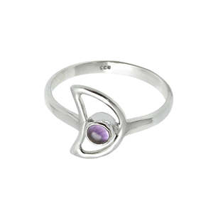 Cute Round Cut Purple Amethyst Gemstone Bezel <b>Set</b> <b>Ring</b> Comes With 925 <b>Sterling</b> <b>Silver</b> Stamp Wholesale Bohemian Jewelry For Her - Product Image 1