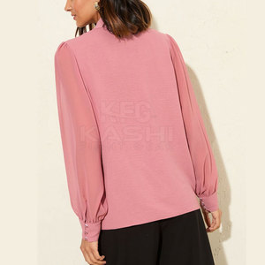 Blusa de Diseño Elegante, Fabricada en Pakistán, Corta, Casual, Suave, 100% Poliéster, Ajuste Cómodo para Uso Diario en Primavera y Verano - Product Image 5