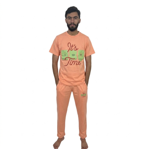 Ensemble T-shirt et pantalon pour homme, tendance et nouveau look, best-seller, dernière arrivée - Product Image 1