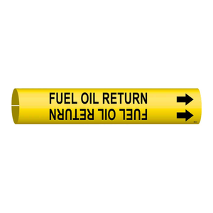 Marqueur de tuyau de retour de carburant, signalisation d'identification de tuyau industriel à clipser/à fixer - Product Image 3