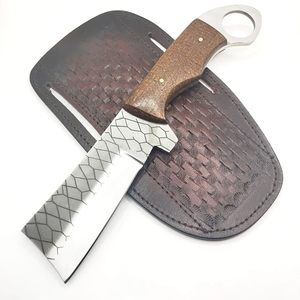 Couteaux de cowboy de qualité industrielle OEM à prix abordable avec étui en cuir - Couteau de boucher en acier au carbone forgé à la main de 8,5 pouces - EDC - Product Image 1