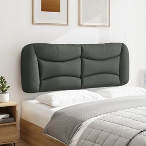 Cojín de Cabecera Gris Oscuro 100% Poliéster, Almohada de Apoyo y Lectura para Cama Matrimonial - Product Image 4