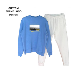 Bangladesh marque de vêtements homme pull uni solide polaire ras du cou sweats à capuche hiver logo personnalisé impression graphique hoddies - Product Image 4