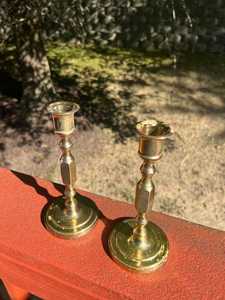Portavelas de Latón Sólido Hecho a Mano, Ecológico y Duradero, de Calidad de Exportación al por Mayor, Decoración para el Hogar, Pascua, Bodas, Metal Dorado, por UO - Product Image 3