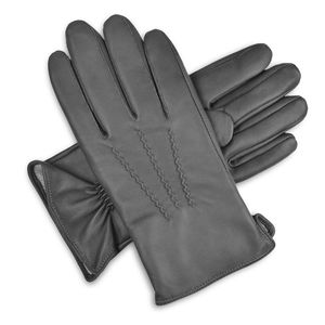 Gants en cuir de luxe pour hommes, à doigts entiers, design personnalisé, ajustement parfait, chauds pour l'hiver, grande taille, pour usage quotidien en extérieur - Product Image 3