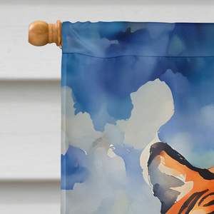 Bandera de Casa de tigre grande, poste de manga de porche Multicolor, pancarta decorativa para patio, ilustraciones de poliéster, colgante de pared, pancarta de tamaño de casa - Product Image 3