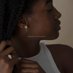 Arin Lab Grown Diamond CVD avec IGI 2.52ct F VVS-VS Brilliant Cut 14k Yellow Gold Wedding Party Rings for Girls - Product Image 3