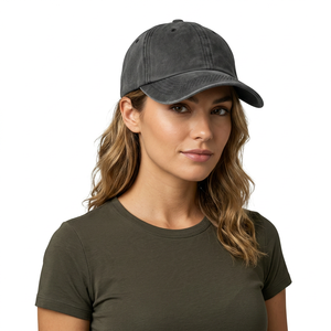 Gorra de Béisbol Unisex de Algodón, 6 Paneles, Ajustable, Color Sólido, Estilo Casual para Adultos - Product Image 4