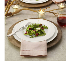 Assiette de service en bois massif, plateau de service pour aliments et fruits, assiette de présentation en bois d'acacia naturel - Product Image 5