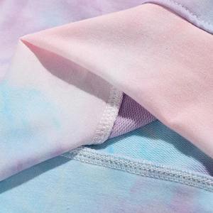 Sudadera Tie Dye de Secado Rápido de Alta Calidad para Hombre, Cuello Redondo Bordado, Logotipo Personalizado, Venta al Por Mayor, Tejido Transpirable de Secado Rápido - Product Image 4