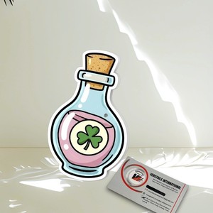 แผ่นติดขนตาปลอมรูปทรงเพชร Clover Label Liquid Round Glass Eyelash Beauty Tool  แผ่นติดขนตาแบบ Private Label สำหรับต่อขนตา - Product Image 3