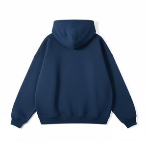 Heavyweight Cotton Hoodie <b>Men</b> Streetwear Custom Logo Pullover Oversized Unisex Blank Sweatshirt Vintage Designer - Product Image 2