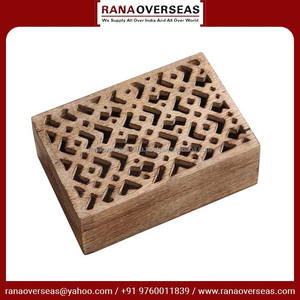 Boîte à bijoux en bois de qualité supérieure très vendue, charmant organisateur sculpté à la main dans différents styles et tailles à des prix abordables - Product Image 3