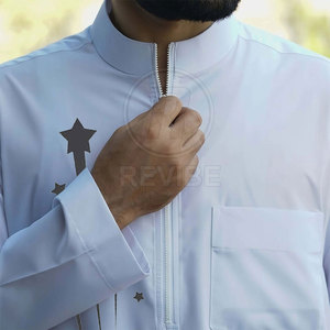 Vestido Elegante y Modesto para Eventos Formales, Nuevo Estilo, Alta Calidad, Silueta Recta, 100% Algodón, Material Suave para Hombre - Product Image 5