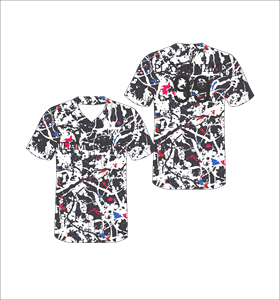 เสื้อฟุตบอลคอวีแบบกำหนดเอง พิมพ์ลายเต็มตัว โพลีเอสเตอร์ ระบายอากาศได้ดี แขนสั้น ชื่อทีม 99 เสื้อผ้าผู้ชายสำหรับทุกฤดูกาล - Product Image 1