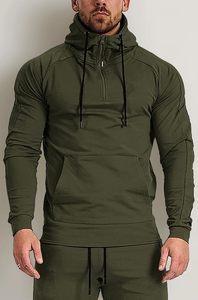 Maximum Mobility Performance Blend Mens Hoodies <b>Raglan</b> Sleeve Design Gym Training Gear Comfortable Wide Body Hooded <b>Top</b> - Product Image 3