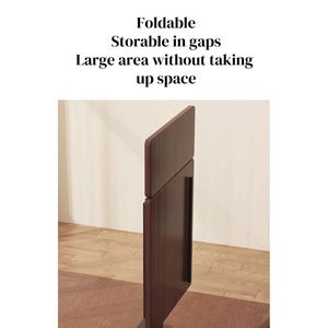 Noce pieghevole Overbed comodino Mobile rotolamento supporto per Laptop con altezza regolabile vassoio tavolo per divano letto uso tavolino - Product Image 3