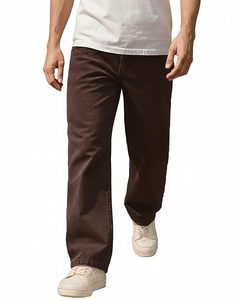 Jean en denim décontracté pour homme Abdul Royal World Export, coupe ample, taille mi-haute, couleur unie, style décontracté, écologique, numérique - Product Image 1