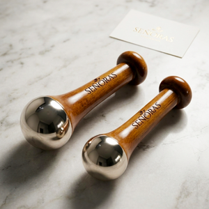 Masajeador Manual de Madera Senoras con una Sola Asa para Rostro y Cuerpo, con Función Reafirmante de la Piel, Logotipo Personalizado, Modelo 003 - Product Image 2