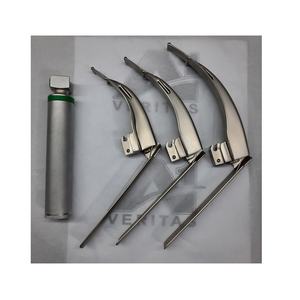 Set de Laringoscopio de Alta Calidad con Luz de Flap, Hoja McIntosh, Punta Flexible de Fibra Óptica A-1 VERITAS, Reutilizable de Acero Inoxidable - Product Image 1