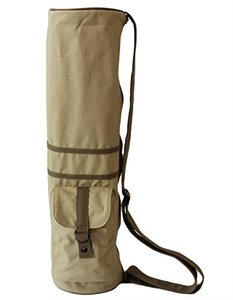 กระเป๋าใส่เสื่อโยคะผ้าแคนวาสพร้อมสายสะพายไหล่และซิปปิด NAV-BAG-015 สไตล์โมเดิร์น - Product Image 1