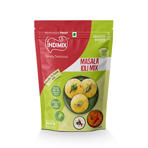 พรีเมี่ยมมาซาลาอิดลีมิกซ์ 200 กรัม ถุงข้าวสำเร็จรูปพร้อมปรุงรสอิดลีพรีมิกซ์ - Product Image 1