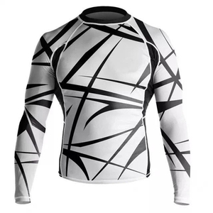 Haut d'entraînement personnalisable pour hommes, respirant, à séchage rapide, manches longues, coutures renforcées, en Spandex/Polyester, idéal pour l'entraînement intensif - Product Image 1