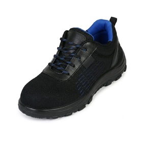 Calzado de Seguridad con Suela de Doble Densidad de PU, Corte Bajo, con Forro de Malla y Placa de Acero para Trabajos de Construcción, en Oferta - Product Image 6