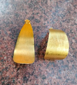 Metal Craft Professional Manufacturer Brass <b>Earrings</b> <b>Top</b> Tier Brass <b>Earrings</b> Solid Color Custom Factory Item Use Brass <b>Earrings</b> - Product Image 1
