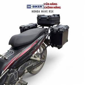 แร็คติดตั้งกล่องท้ายมอเตอร์ไซค์ M Biker Honda Wave Series รุ่น 2 อุปกรณ์เสริมสำหรับมอเตอร์ไซค์เพื่อการติดตั้งกล่องท้ายอย่างปลอดภัย - Product Image 3