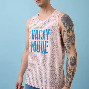 Camiseta sin Mangas para Hombre, Transpirable, con Logotipo Personalizado al por Mayor, Estilo Urbano, de Secado Rápido y Ecológica, Mezcla de Algodón - Product Image 2