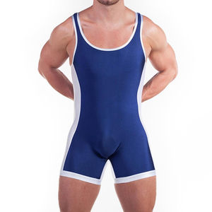 Combinaison de lutte personnalisée en spandex et polyester, séchage rapide, impression par sublimation, uniforme de musculation unisexe pour adultes - Product Image 2