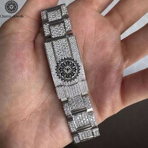 Montre de Luxe Charmante en Acier Inoxydable 40mm, Cadran Analogique, Verre, Mouvement Mécanique Automatique, Date, Étanchéité 10 ATM, Bouton Poussoir, Tendance Homme - Product Image 3
