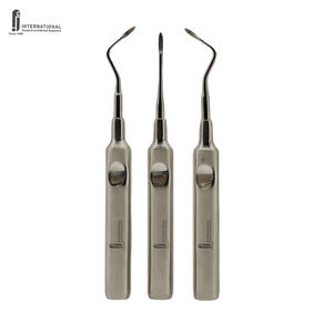 Oferta Especial: Juego de Elevadores Dentales Heidbrink de Acero Inoxidable (3 Piezas), Ligeros, Herramienta Manual para Cirugía Oral - Product Image 3