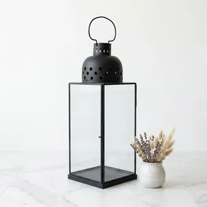 ตะเกียงโลหะสีดำสำหรับตกแต่งแขวนประดับบ้าน สวน งานแต่งงาน - Product Image 3
