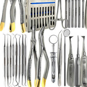 Kit d'instruments de chirurgie dentaire orale en acier inoxydable, ensemble d'instruments chirurgicaux manuels, kit d'outils dentaires, usage médical, Dentavex CE - Product Image 2
