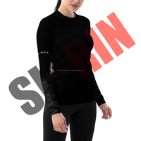 Jujutsu Design personnalisé Rash Guard Premium BJJ Compression chemise pour hommes et femmes NoGi Fight Wear Arts martiaux et grappling Training