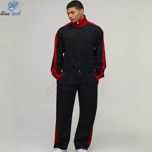 Conjunto Deportivo para Hombre de Primera Calidad, Chaqueta y Pantalones Cómodos y Transpirables para Entrenamiento en Gimnasio, con Cierre Completo y Logotipo Personalizado - Product Image 4