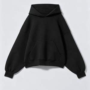Sudadera Extra Grande para Mujer PHANTOM IMPEX, Logotipo Bordado, Bolsillo Delantero, Forro Polar de Algodón, Hombros Caídos, Transpirable, Forrada, Manga Larga - Product Image 3